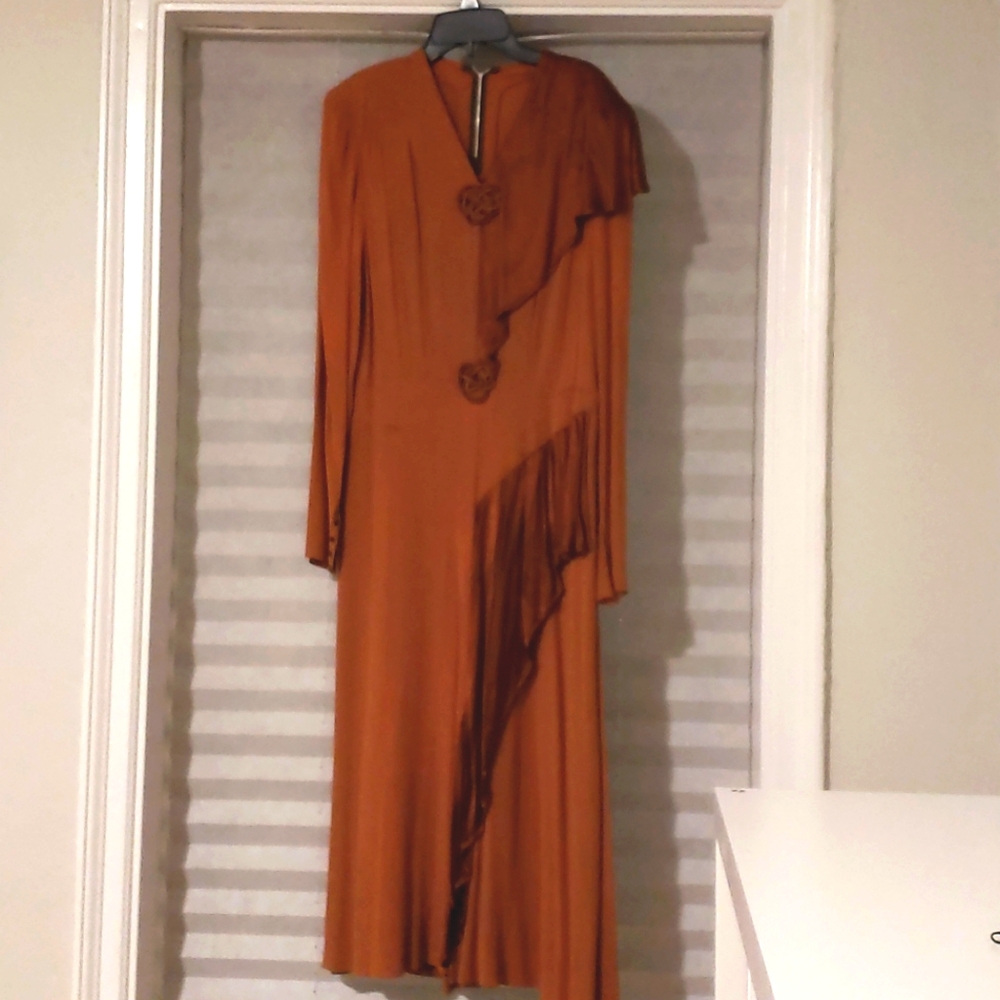 Vintage rust colored dress